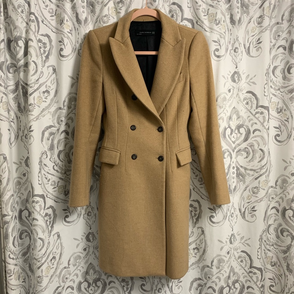 WOOL COAT - Picture 1 of 8